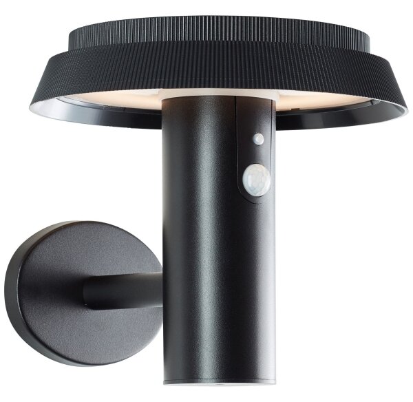 Brilliant - LED Solárne nástenné svietidlo so senzorom ALVERO LED/4W/3,7V IP44