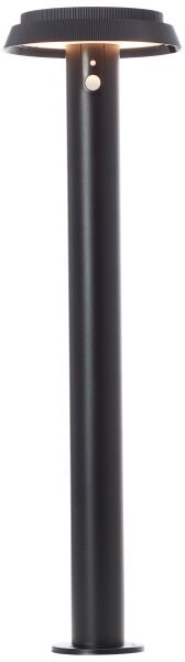 Brilliant - LED Solárna lampa so senzorom ALVERO LED/4W/3,7V 70 cm IP44 čierna