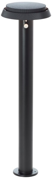 Brilliant - LED Solárna lampa so senzorom ALVERO LED/4W/3,7V 70 cm IP44 čierna