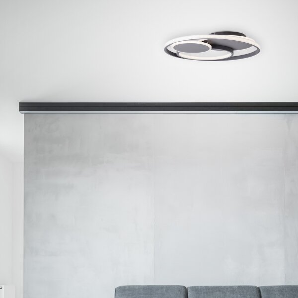 Brilliant - LED St. stropné svietidlo RUNDA LED/50W/230V 3000-6500K čierna + DO