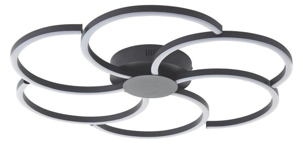 Brilliant - LED Stropné svietidlo FICO LED/32W/230V pr. 65 cm čierna