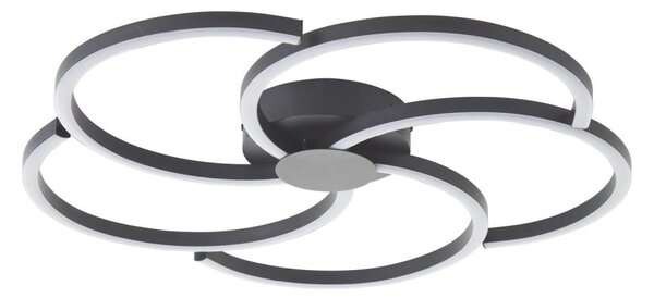 Brilliant - LED Stmievateľné stropné svietidlo FICO LED/32W/230V pr. 57 cm čierna