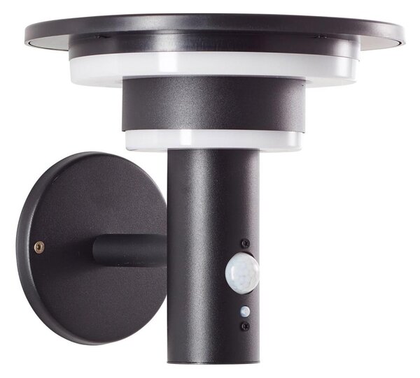 Brilliant - LED Solárne nástenné svietidlo so senzorom GARVINA LED/3W/3,7V IP44