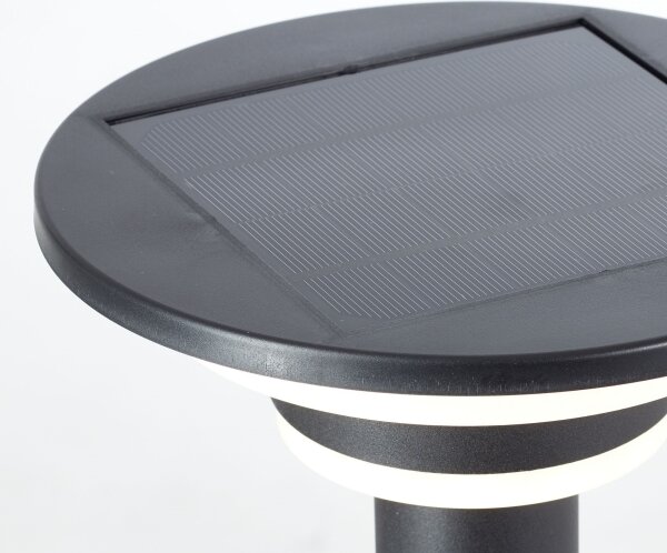 Brilliant - LED Solárna lampa so senzorom GARVINA LED/3W/3,7V 45 cm IP44 čierna