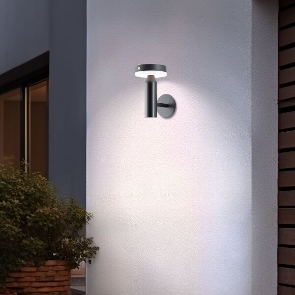 Brilliant - LED Solárne nástenné svietidlo so senzorom MAGUA LED/4W/3,7V IP44