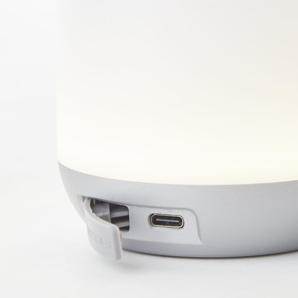 Brilliant - LED stmievateľná vonkajšia stolná lampa GEMMA LED/1,9W/5V IP44 biela