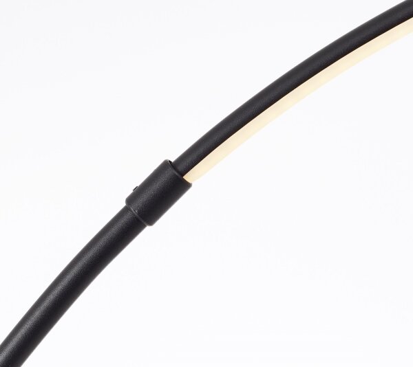 Brilliant - LED Stmievateľná dotyková stojacia lampa BOW LED/14W/230V čierna