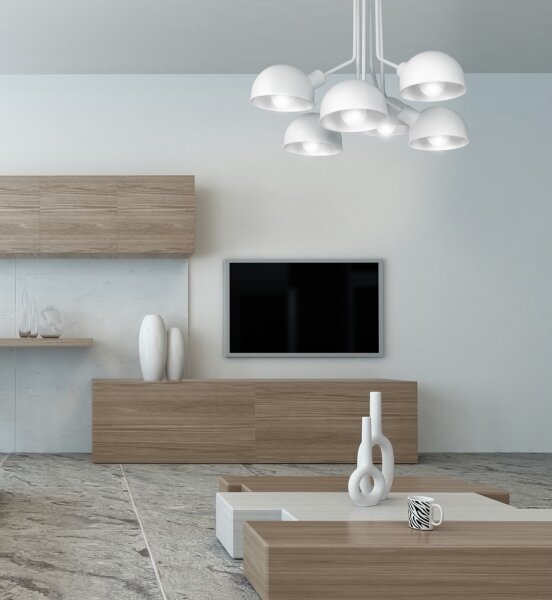 Luster na tyči DEVIN 6xE27/60W/230V
