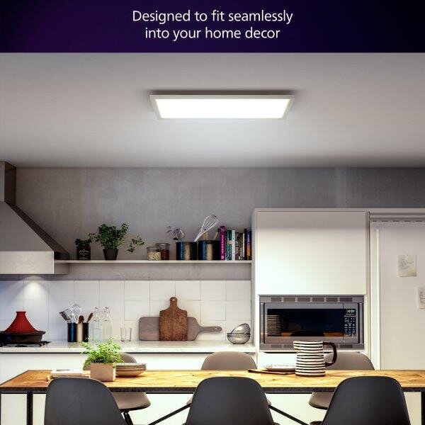 8720169328990 Philips Hue White Ambiance Aurelle stropný panel LED 600x600mm 39W/3750lm 2200-6500K biela bluetooth