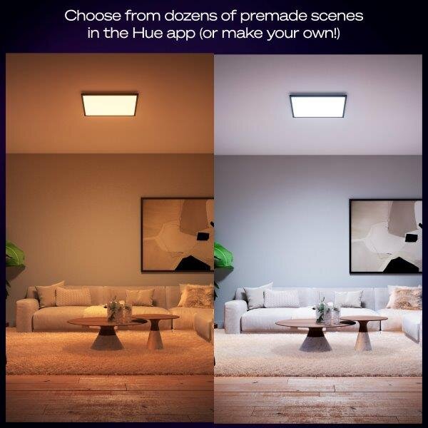 8720169329010 Philips HUE Aurelle stropný panel LED 600x600mm 39W/3750lm 2200-6500K čierna