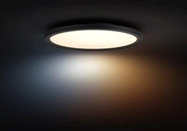 8720169329072 Philips HUE White Ambiance Aurelle stropný panel LED D395mm 21W/2450lm 2200-6500K čierna