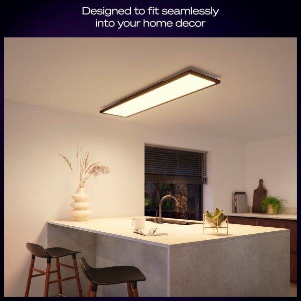 8720169329034 Philips HUE White Ambiance Aurelle stropný panel LED 300x1200mm 39W/3750lm 2200-6500K čierna bluetooth
