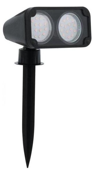 Eglo 75315 - LED Vonkajšia lampa NEMA 2xGU10/2,8W/230V 3000K IP44