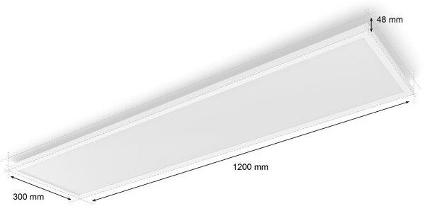 8720169328952 Philips Hue White Ambiance Aurelle stropný panel LED 300x1200mm 39W/3750lm 2200-6500K biela bluetooth