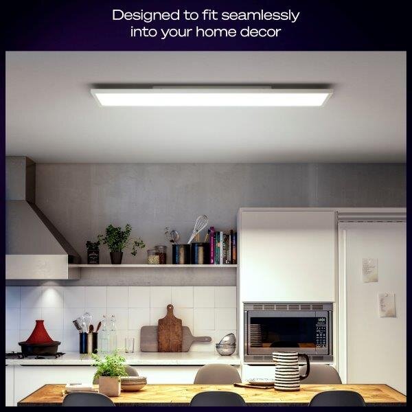 8720169328952 Philips Hue White Ambiance Aurelle stropný panel LED 300x1200mm 39W/3750lm 2200-6500K biela bluetooth