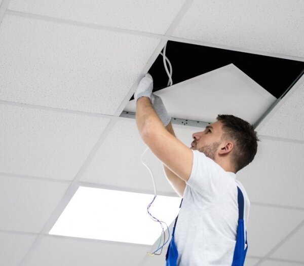 LED Stm. podhľadový panel CAPRI LED/25/36/40W/230V 3000/4000/5700K IP44 60x60 cm
