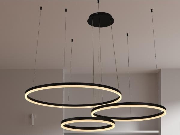 LED Stmievateľný luster na lanku LED/125W/230V 3000-6500K + diaľkové ovládanie