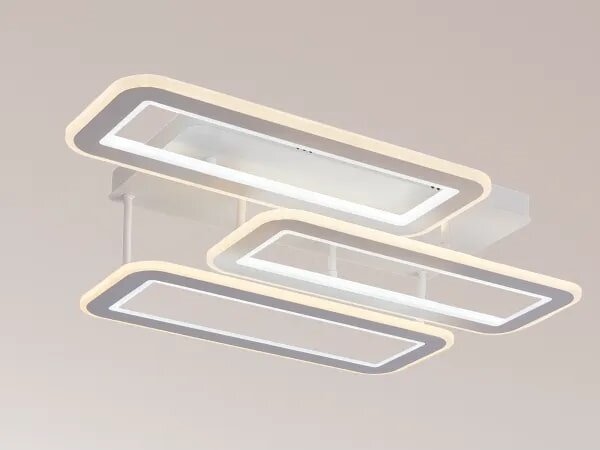 LED Stmievateľný prisadený luster LED/90W/230V 3000-6500K + diaľkové ovládanie