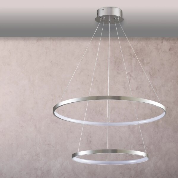 LED Luster na lanku LEA LED/35W/230V 4000K pr. 60 cm chróm