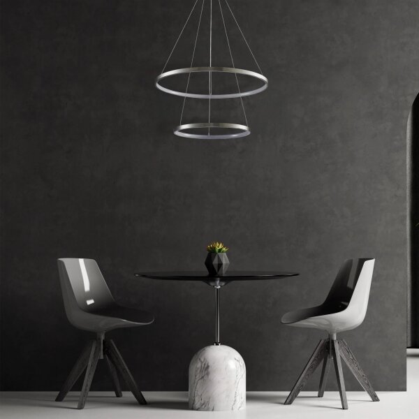 LED Luster na lanku LEA LED/35W/230V 4000K pr. 60 cm chróm