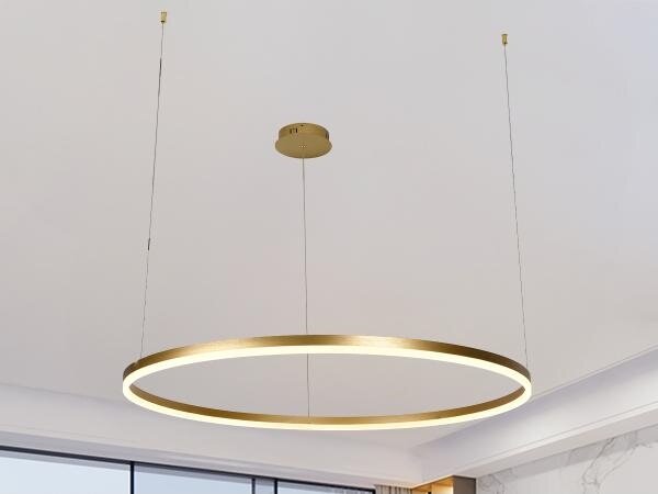 LED Stmievateľný luster na lanku LED/55W/230V 3000-6500K + diaľkové ovládanie