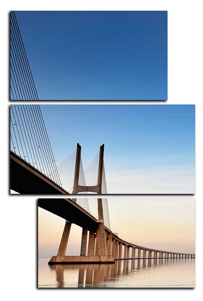 Obraz na plátne - Most Vasco da Gama - obdĺžnik 7245D (90x60 cm)
