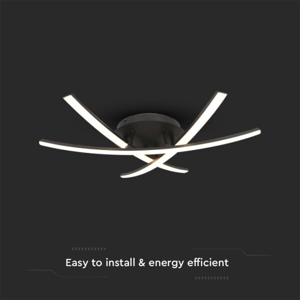 LED Stropné svietidlo LED/20W/230V 3000K čierna