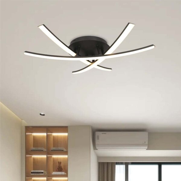 LED Stropné svietidlo LED/20W/230V 3000K čierna