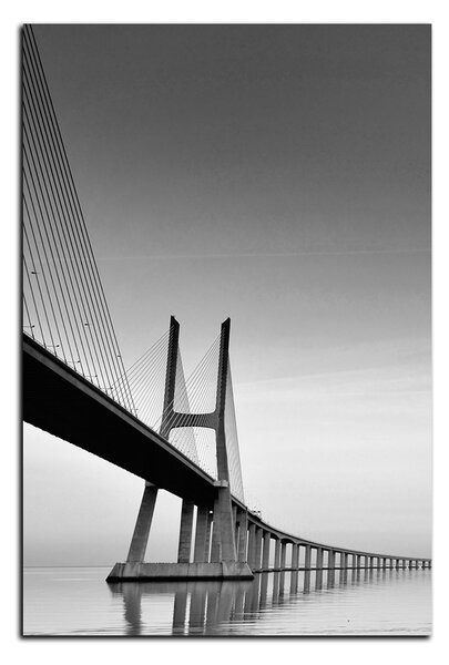Obraz na plátne - Most Vasco da Gama - obdĺžnik 7245QA (100x70 cm)