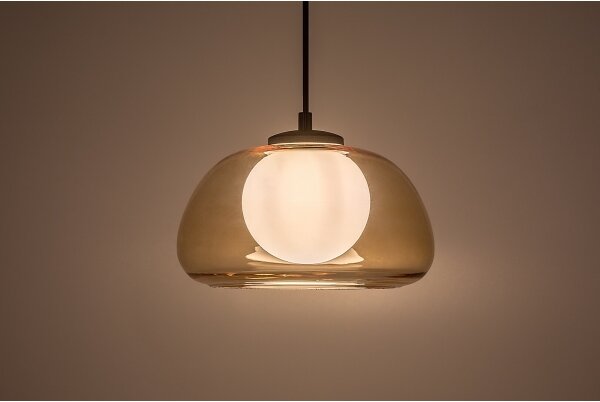 Rabalux 72273 - Luster na lanku ELOWEN 1xG9/5W/230V hnedá/dymová