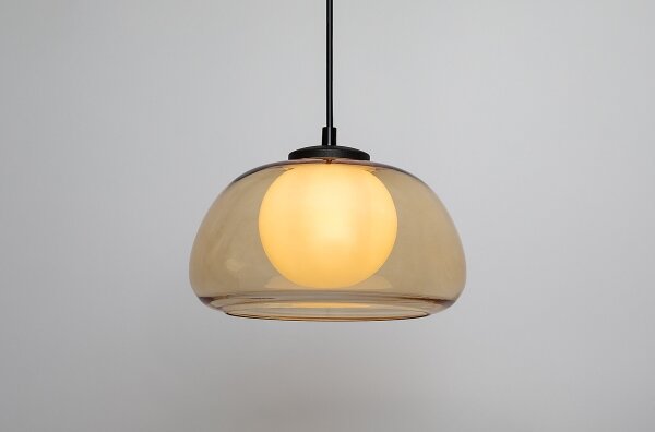 Rabalux 72273 - Luster na lanku ELOWEN 1xG9/5W/230V hnedá/dymová