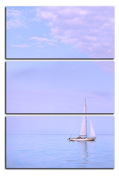 Obraz na plátne - Plachetnica na mori - obdĺžnik 7248B (90x60 cm )