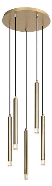 Rabalux 72361 - Luster na lanku RAMIRA 5xG9/5W/230V zlatá