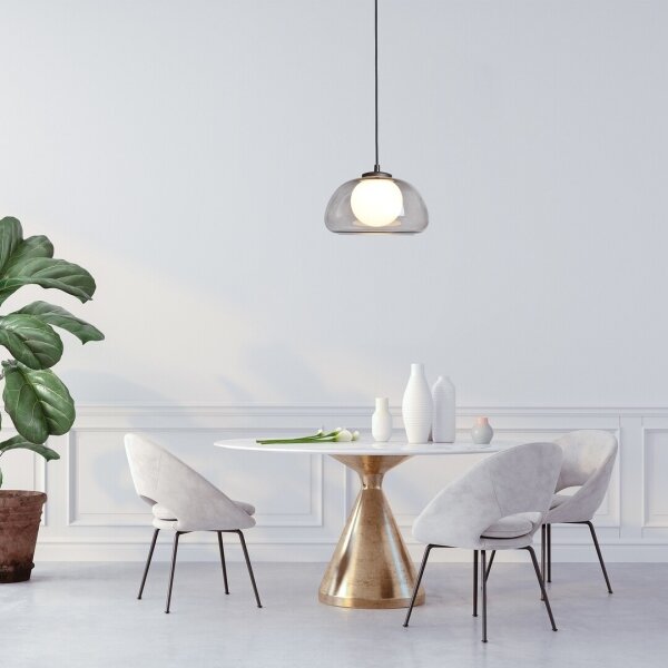 Rabalux 72275 - Luster na lanku ELOWEN 1xG9/5W/230V dymová