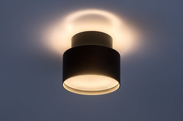 Rabalux 71319 - LED Stropné svietidlo OVIDIA LED/16W/230V 3000K čierna