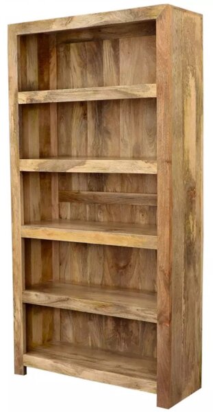 Knižnica Hina 90x180x35 z mangového dreva