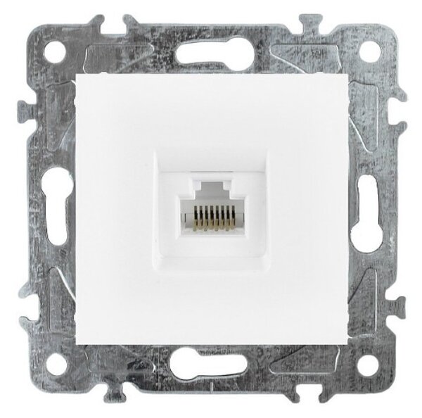 Elhard Dátová zásuvka Royal RJ45, biela YK2121W