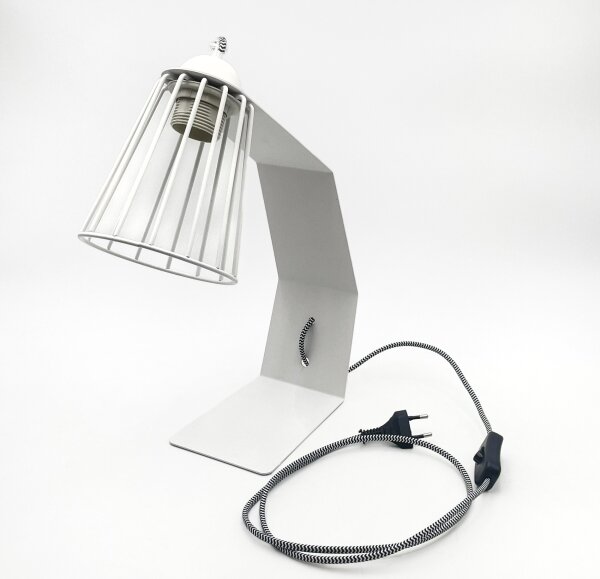 Stolná lampa NANDO 1xE27/15W/230V biela
