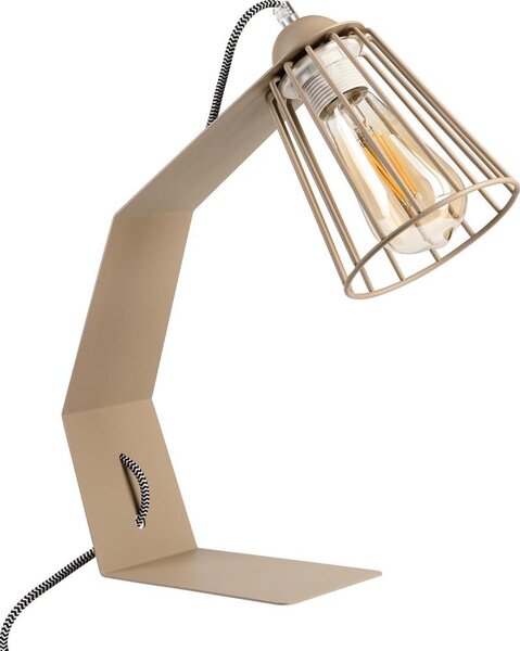 Stolná lampa NANDO 1xE27/15W/230V béžová
