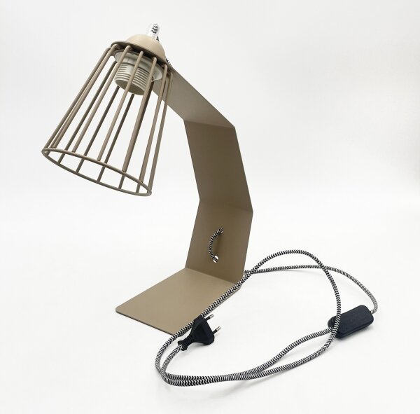 Stolná lampa NANDO 1xE27/15W/230V béžová
