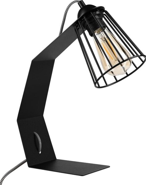 Stolová lampa NANDO 1xE27/15W/230V čierna