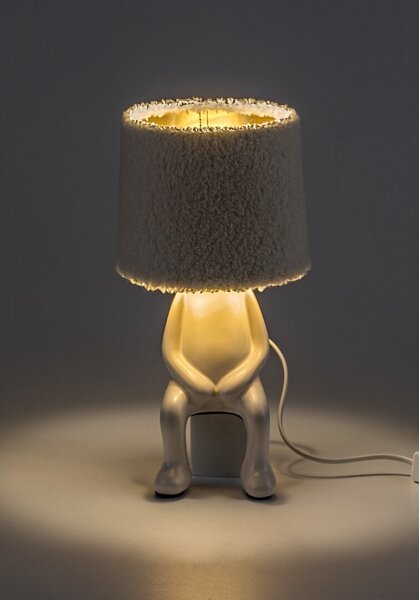 Rabalux 74218 - Stolná lampa SMURFY 1xE14/40W/230V biela