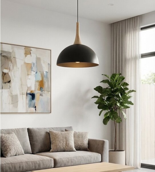 Luster na lanku NAUTICA 1xGX53/12W/230V čierny