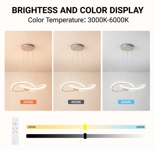 Brilagi - LED stmievateľný luster na lane INFINITY LED/55W/230V 50x50 cm béžový + diaľkové ovládanie