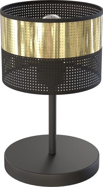 Stolová lampa LUX 1xE27/15W/230V čierna/zlatá