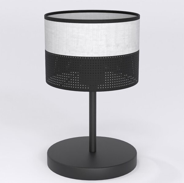 Stolná lampa KARBON 1xE27/15W/230V čierna/šedá