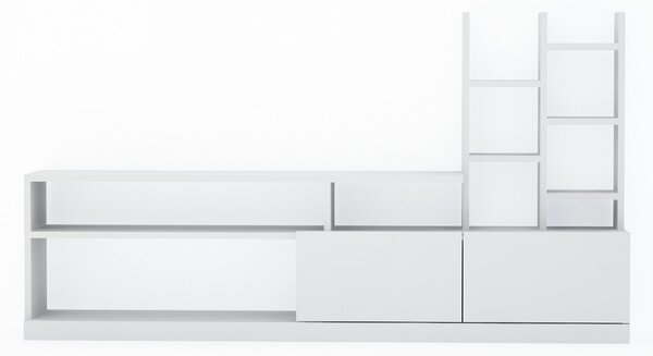 Hanah Home Obývacia stena Dolunay 164,4 cm biela