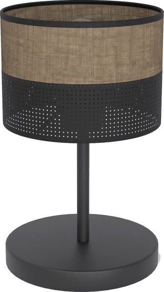 Stolná lampa KARBON 1xE27/15W/230V čierna/hnedá