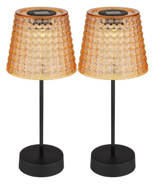 Globo 36634-2A - SADA 2x LED Solárne svietidlo SOLAR LED/0,06W/3V IP44 oranžová