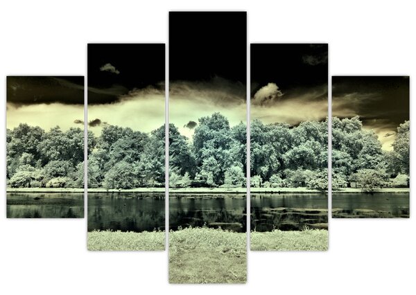 Obraz vodnej plochy (150x105 cm)